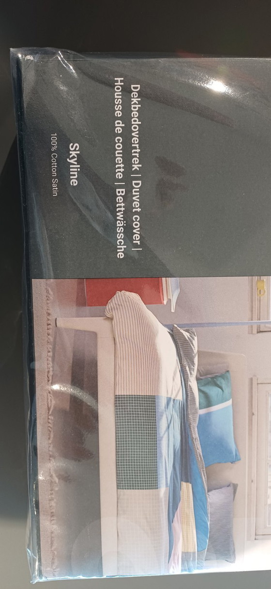 Image 1 of Auping Baumwollsatin-Bettbezug Skyline 240x220cm