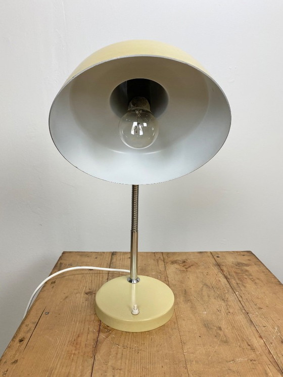 Image 1 of Vintage Beige Gooseneck Table Lamp, 1960s