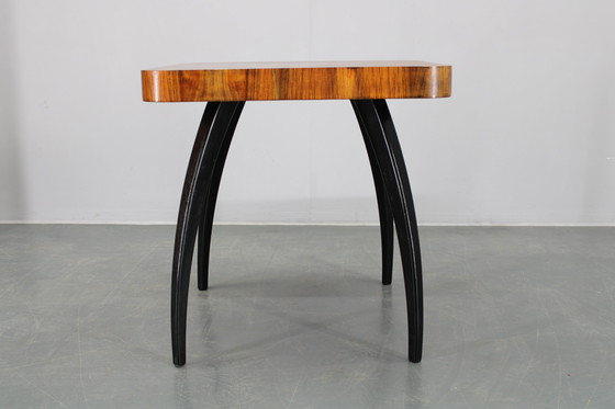 Image 1 of 1940 Jindrich Halabala "Spider" Coffee Table in Walnut Finish, Czechoslovakia