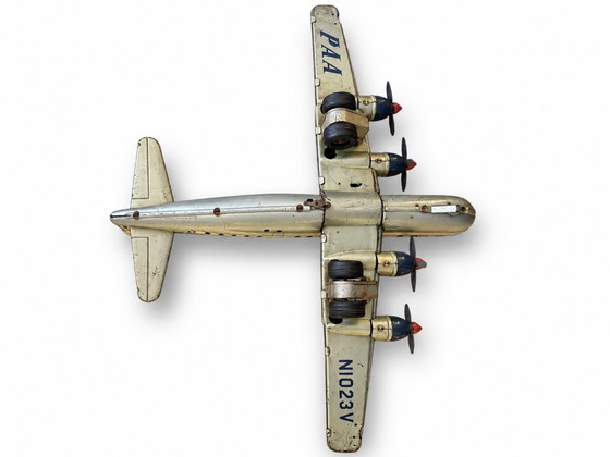 Boeing 377 Stratocruiser ("Clipper America") Tinplate Airliner, Gama, Decorative Objects, Metal, Multi Color (photo 9 of 9)
