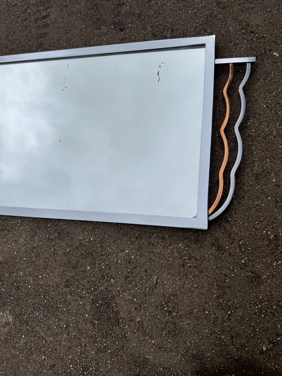 Image 1 of Art Deco chromen spiegel