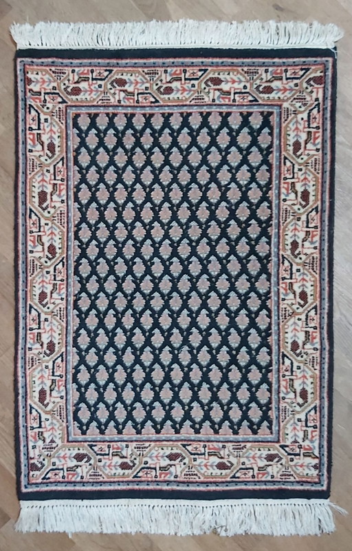 Tappeto persiano in lana annodato a mano Mir tappeto orientale vintage