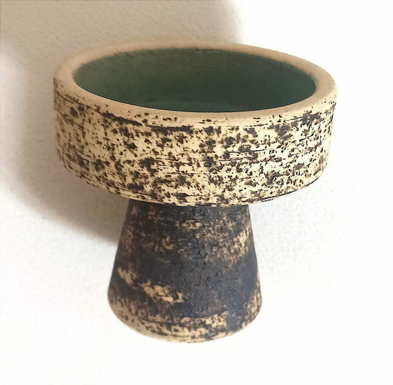 Image 1 of Bowl-shaped candlestick by Pieter Groeneveldt 1960s Height 9 cm