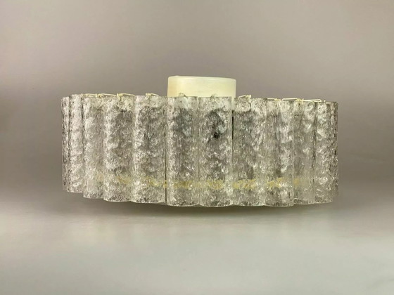 Image 1 of XL 60s 70s Kroonluchter Doria Messing Glas Space Age Design 60s