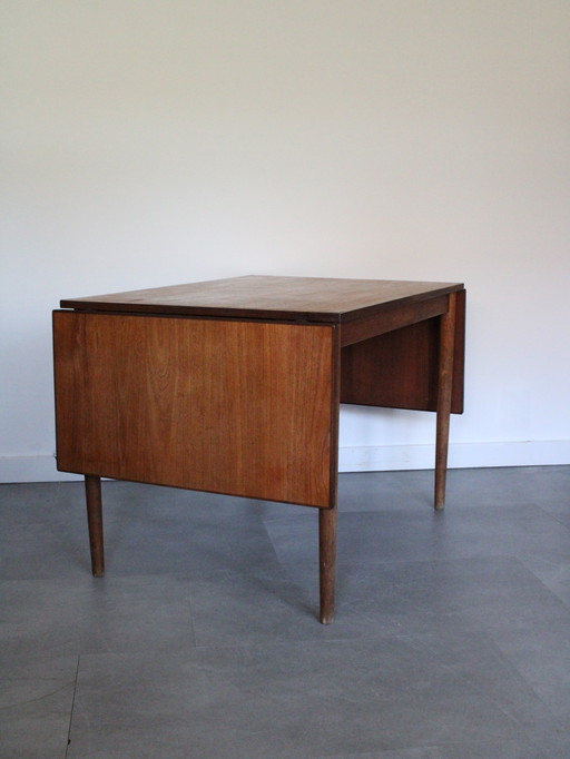 Vintage Danish extendable dining table in teak with leaves – eettafels, Wood