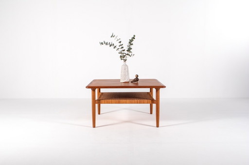Mid-Century Square Coffee Table by Kurt Østervig for Jason Møbler, Denmark, 1960s