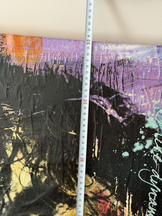 Image 1 of Ronald Chapeau – “The Joker” (2011) | Original Mixed Media on Canvas | 60 × 50 cm