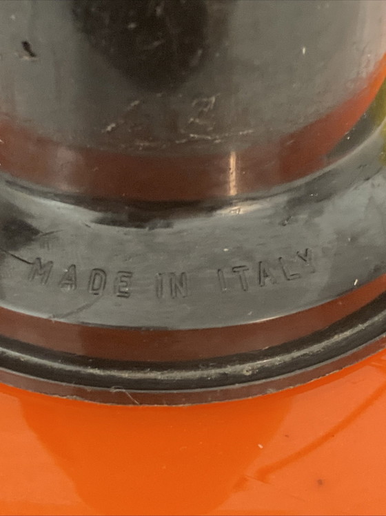 Image 1 of 2 Opaline pendant lights by Massimo Vignelli Made in Italy vintage 