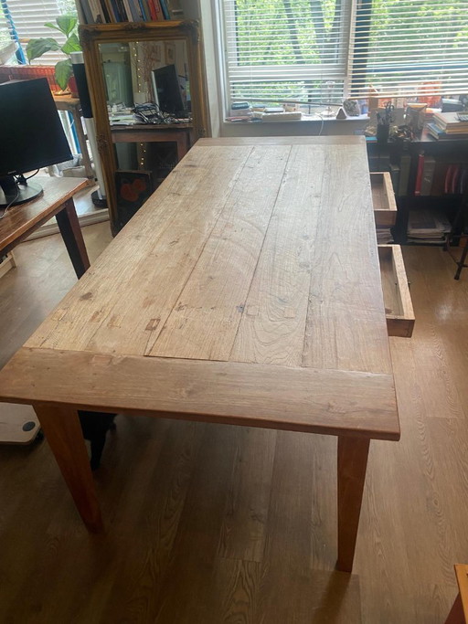 Stunning 10/12-person Spanish table – eettafels, Metal, Wood