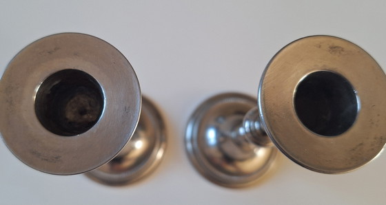 Image 1 of Verzilverde kandelaars BMF N West Germany