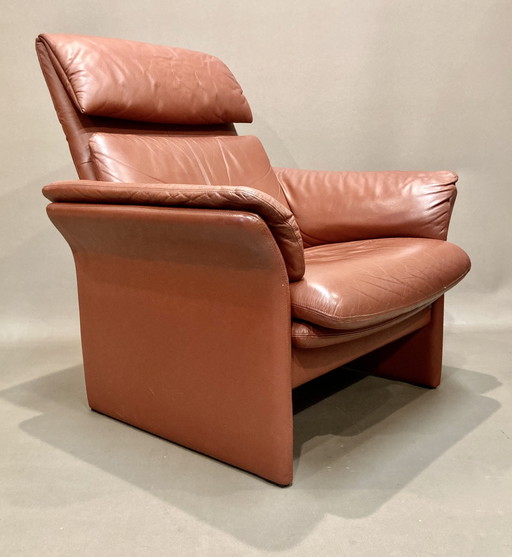 Erpo" 1 lederen designfauteuil.