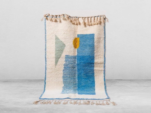 Tappeto in lana naturale tessuto a mano, lavorazione artigianale tradizionale, 150/250 cm