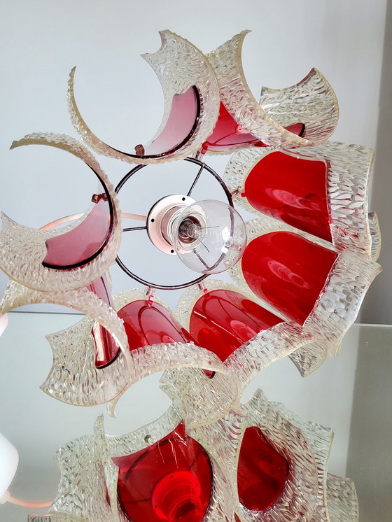 Image 1 of Space Age Pendant Lamp, Acrylic, Mid - Century, Supposedly 1960s