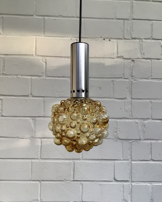 Image 1 of Mid - Century 70S Bubble Glass Pendant Light