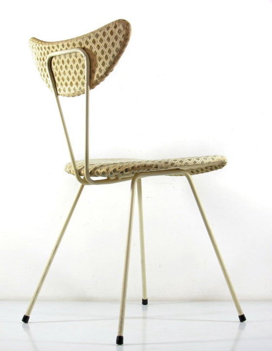 Image 1 of 2 decoratieve stoelen van Kembo uit de jaren vijftig van W.H. Gispen