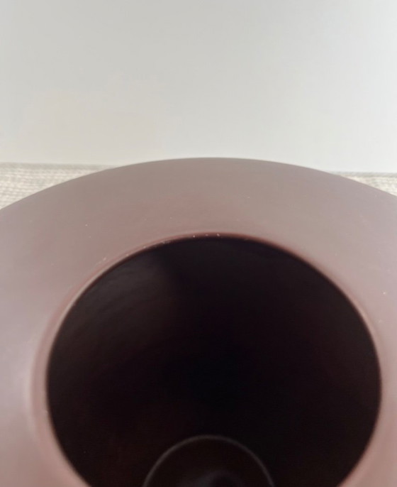 Image 1 of Claude Dumas - raro vaso UFO marrone