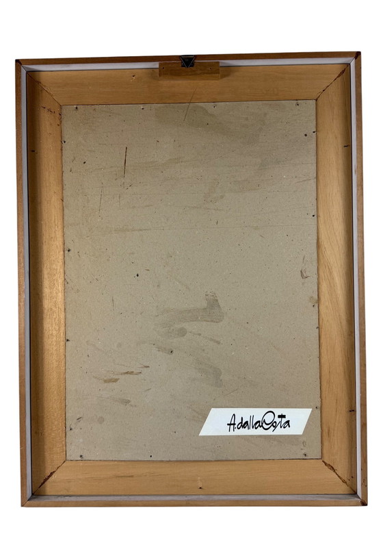 Image 1 of Amleto Dalla Costa, serigrafía original enmarcada, Milán, Italia, años 80