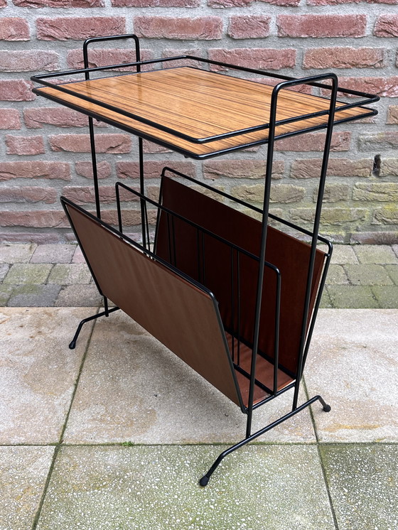 Image 1 of Table de lutrin vintage à armature métallique | 1950-1960 | Très bon état !