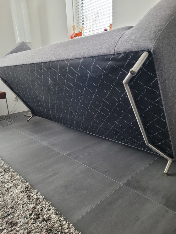 Image 1 of Divano di design a 3 posti Bert Plantagie - struttura in acciaio inossidabile grigio