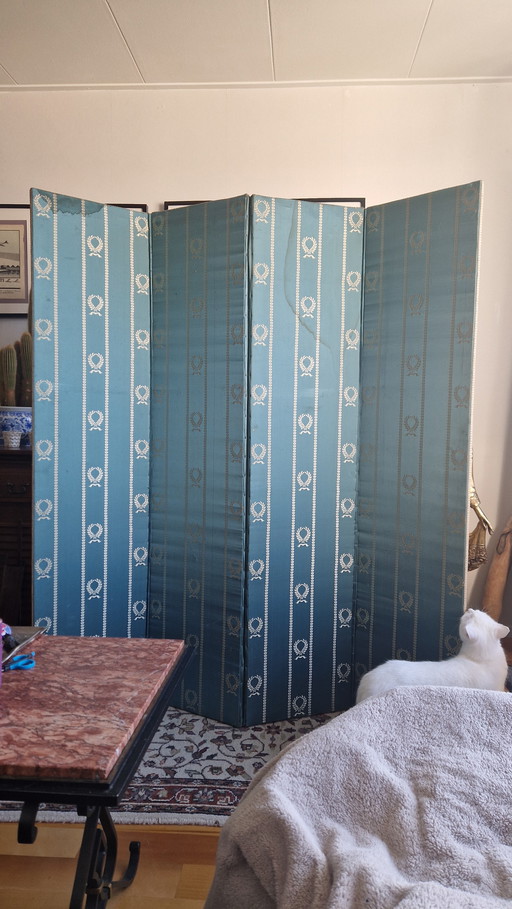 Antiek kamerscherm satijn