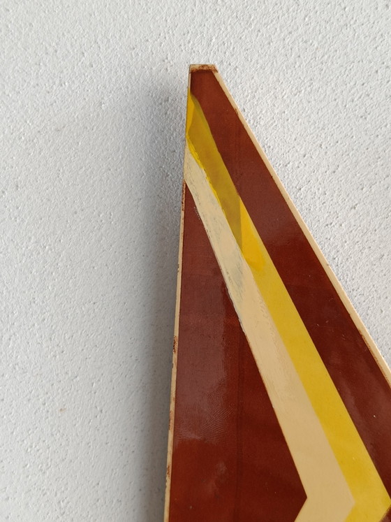 Image 1 of Appendiabiti in legno stile Mid-Century Modern, a forma astratta di pesce, Italia, anni '60