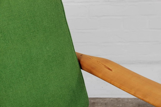 3-seater Sofa Vintage 60s Mid Century Couch 70s design – Knoll, 3-5 seaters, Wood, Mid Century Modern (photo 10 of 14)