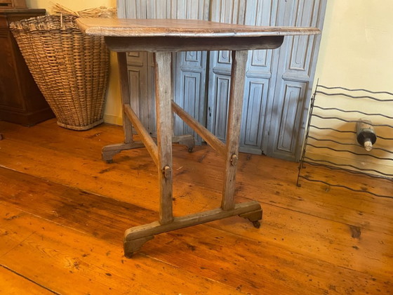 Image 1 of Bistro Table Garden Table Oak French