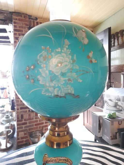 opaline lamp mid - Century