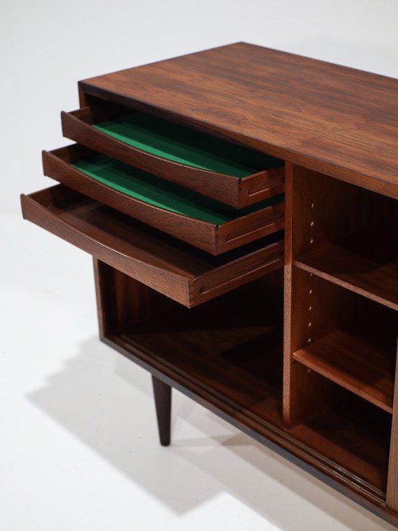 Buffet bas en palissandre vintage danois années 60, Bois, Marron, Mid Century Modern (photo 7 sur 15)