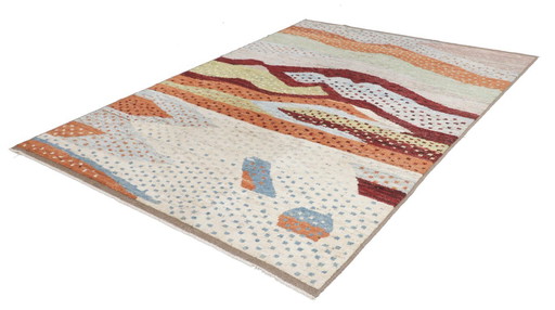 Tapis Berbère Afghan Maroc Design - Noué à la main - Style Boho Vintage 294 x 202 cm