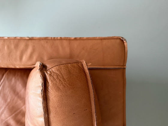 Leren 3,5-Zitsbank (loods5 slimm), Loods 5, Banken, Leer, Metaal, Bruin (foto 4 van 12)