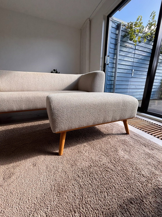 Sav & Økse Metta 2.5-seater sofa with ottoman – 2 seaters, Textile, Wood (photo 7 of 10)