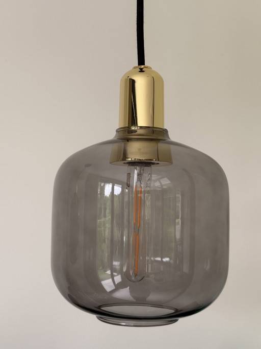 2x Amp lamp rook/messing Norman Copenhagen – Normann Copenhagen, hanglampen, Metal, Brass