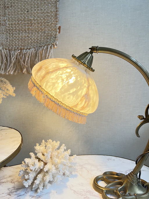 Belle lampe de table Art Nouveau en