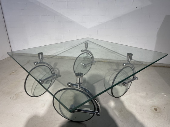 Image 1 of Table basse Fontana Arte "Tour", Gae Aulenti vintage Artdeco