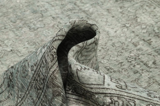 Image 1 of Hand-knotted vintage art rug 336x248