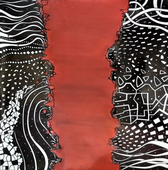 Image 1 of Voici la Planète du Son n° 6 - Peinture sur toile - par Riccardo Capparella