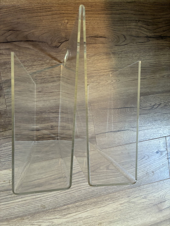Image 1 of Perspex magazine rack 1970s