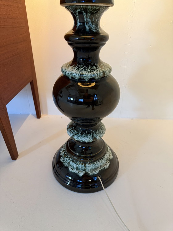 Image 1 of Lampadaire bulle vintage en céramique, Kaiser Leuchten '60