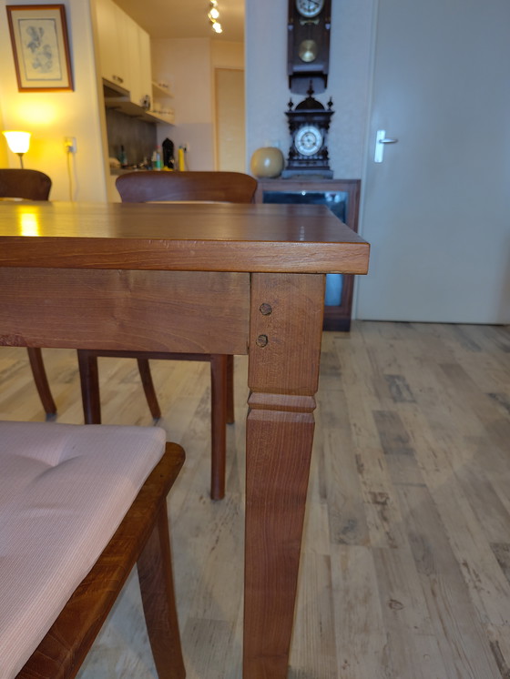 Image 1 of Vintage Cherry Wood Dining Set