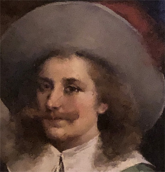 Image 1 of Oil on panel by François Maury (1861–1933) Portrait of a Musketeer – French School, late 19th century
