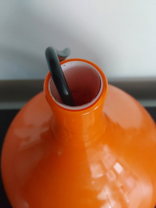 Orange Venini Massimo Vignelli pendant lamp