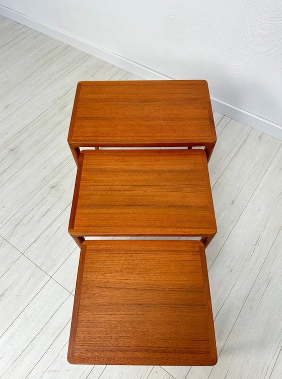 1960s Set of 3 Danish Teak Nesting Tables by H.W. Klein for Bramin – Side tables, Wood (photo 7 of 8)