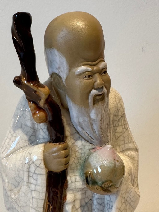 Vintage Pottery Chinese Shiwan Mudman