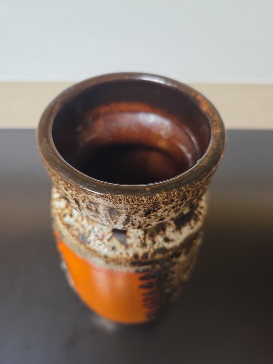 Vase Allemagne de l'Ouest Scheurich 242-22 – Scheurich W-Germany, Ceramic (photo 3 of 5)