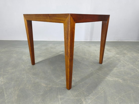 Image 1 of Severin Hansen Square Coffee Table for Haslev, Denmark 1960s