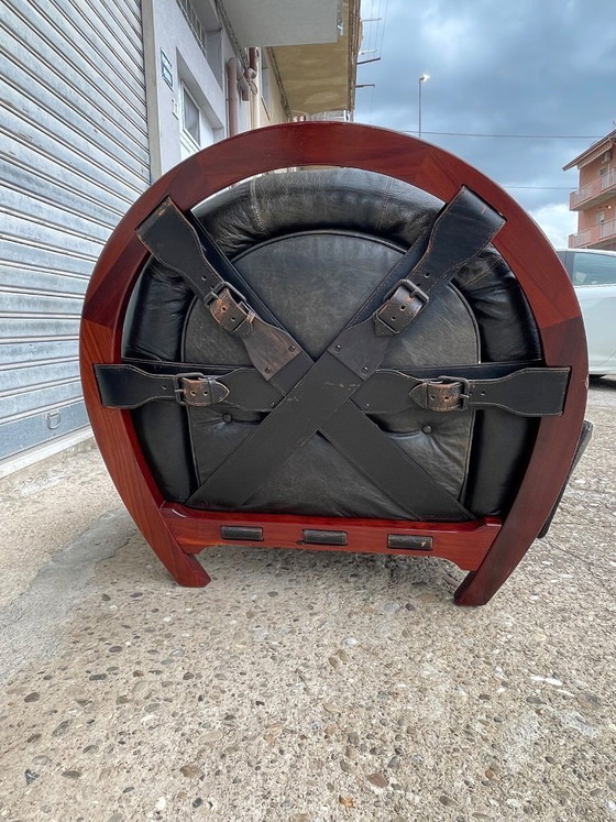 Image 1 of 1960’s Italian Modern pair of armchairs from Luciano Frigerio