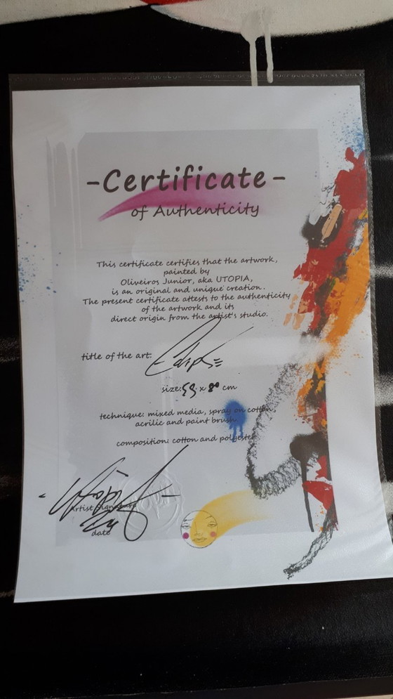 Image 1 of UTOPIA - Eclipse - Toile d'artiste