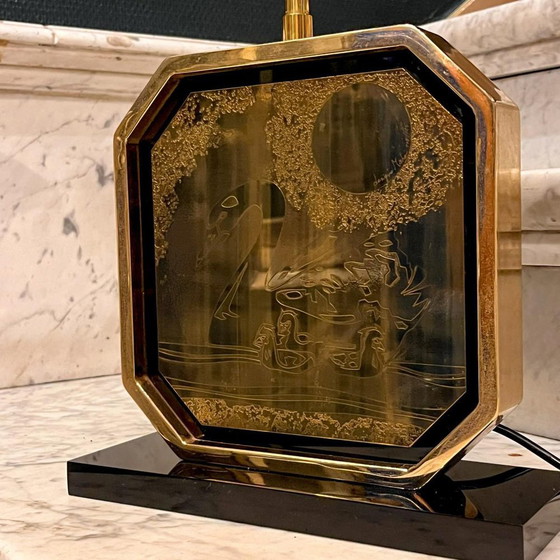 Lampada da tavolo Hollywood Regency di Georges Mathias per Maho, anni '70 – Lampade da tavolo, Brass (photo 6 of 14)