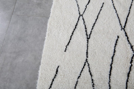 Image 1 of Tapis marocain moderne Beni Ourain 3 x 2 m